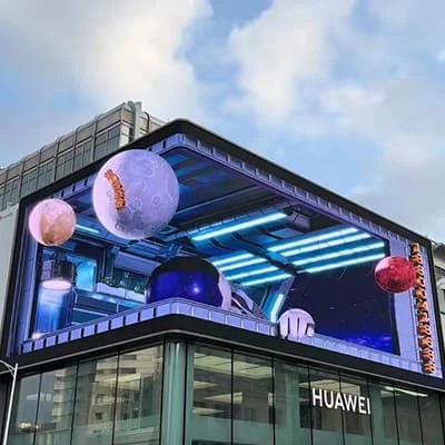 เอฟเฟกต์ 3 มิติของจอแสดงผล LED กลางแจ้งซีรีส์ SL: เพิ่มแสงสว่างให้สถานที่สำคั...